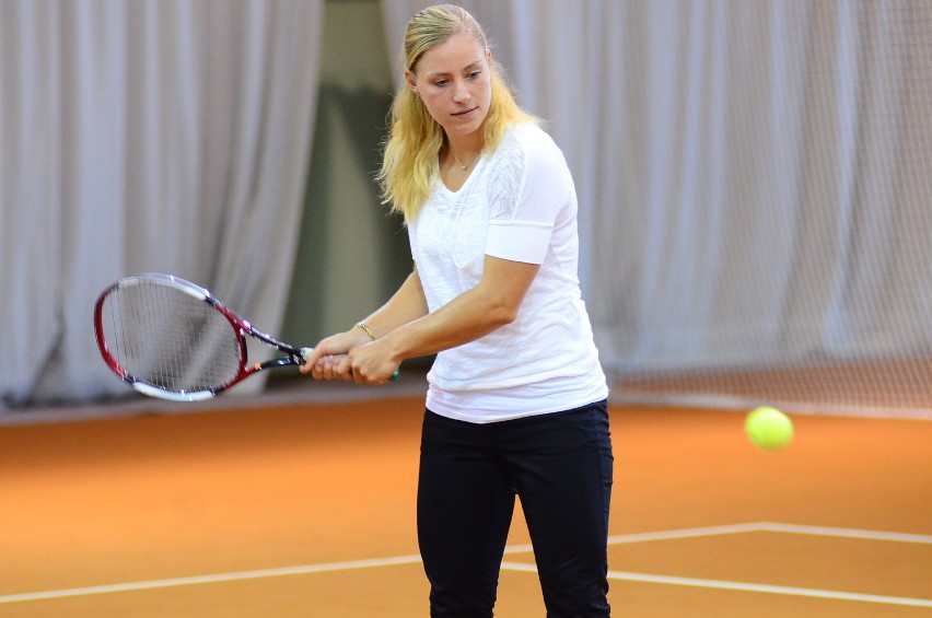 Tenis: Angelique Kerber po Wimbledonie w Puszczykowie [ZDJĘCIA]