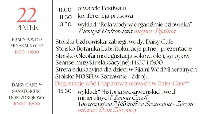 Nadchodzi II Festiwal Wody - Światowy Dzień Wody w Szczawnie-Zdroju już 22 marca - zobaczcie program