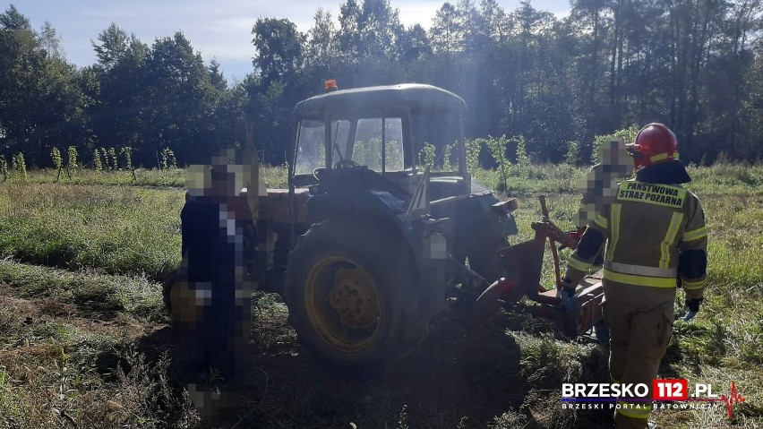 Do wypadku traktorzysty doszło we wsi Pojawie w gm....