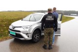 W Augustowie funkcjonariusze Straży Granicznej odzyskali skradzione auto