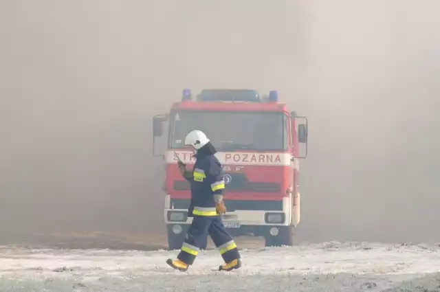 Pożar w Lubiniu