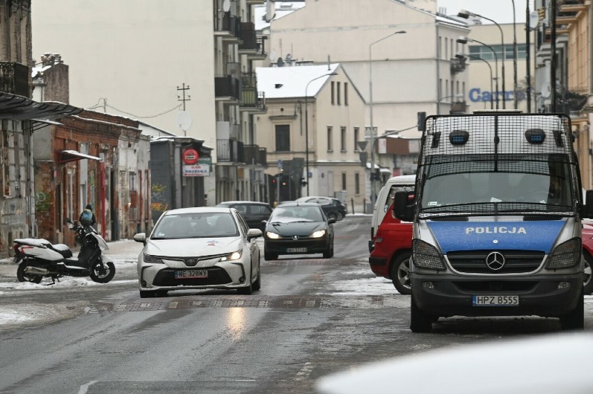 Policja przeprowadziła kolejną akcję na Brzeskiej w...