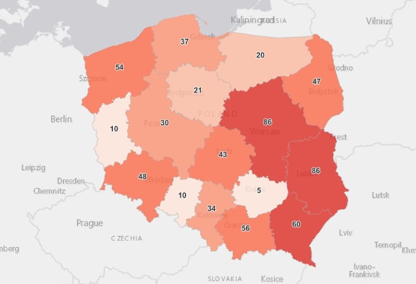 Koronawirus, raport 17 września 2021. Niski przyrost zakażeń w Oświęcimiu, Olkuszu i Wadowicach. Chrzanów wolny od COViD-19