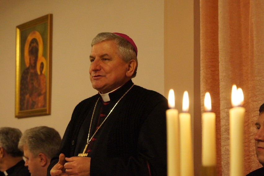 Kalisz: Opłatkowe spotkanie dziennikarzy z biskupem Edwardem Janiakiem. ZDJĘCIA