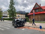 Zakopane. Znów wypadek na Tetmajera i Piłsudskiego. Zderzyły się dwa samochody