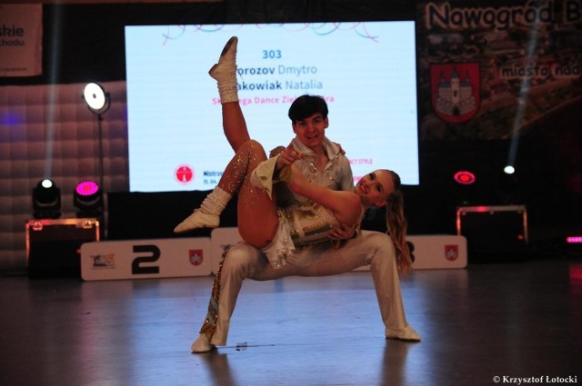Natalia Krakowiak i Dmytro Morozov reprezentują klub Mega Dance z Zielonej Góry