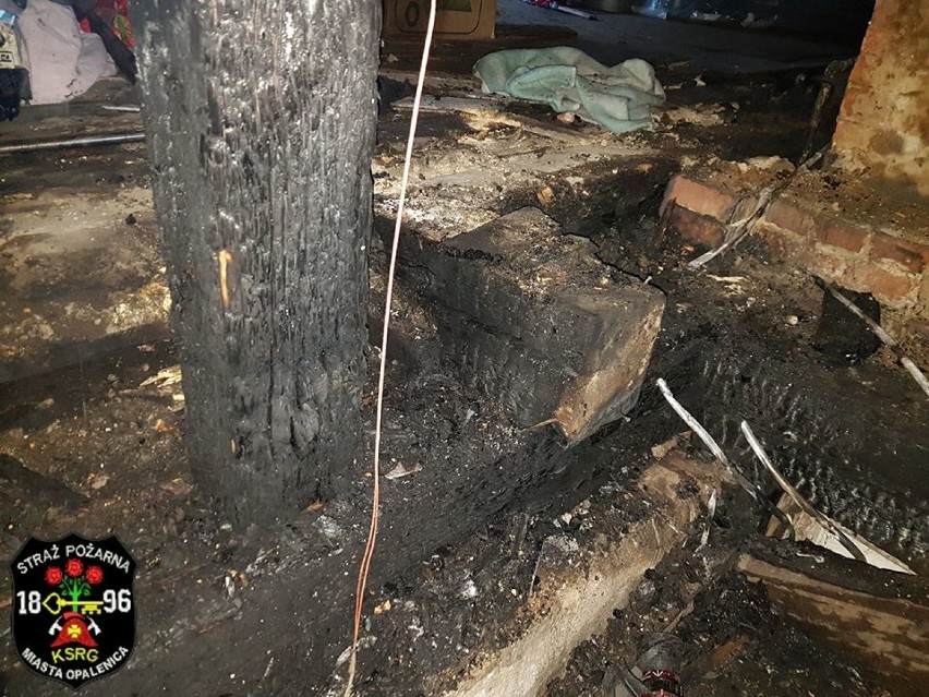 Kopanki: Pożar w budynku mieszkalnym