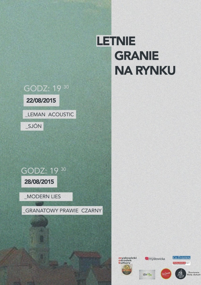 Mysłowice: Letnie Granie na Rynku. W sobotę wystąpi Sjón i Leman Acoustic