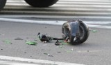 Tragiczny wypadek motocyklisty w Gliwicach. Zderzył się czołowo z samochodem. Mężczyzna nie żyje