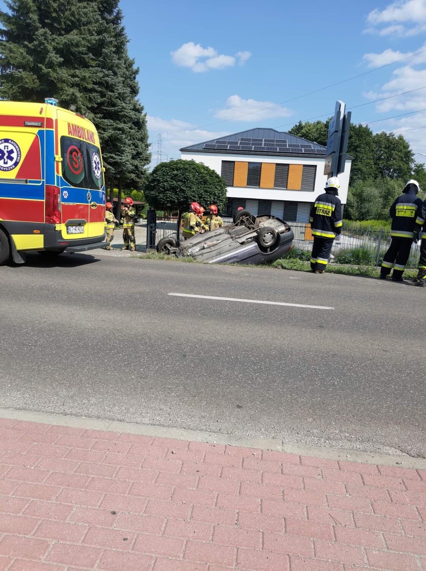 Toyotą, która dachowała w Koszycach Wielkich kierowała...