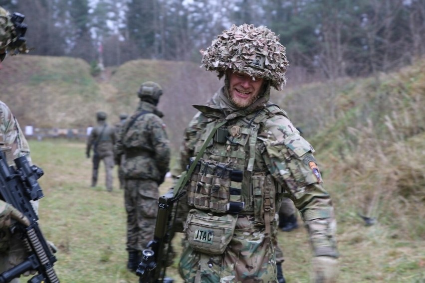 Suwalscy Terytorialsi na szkoleniu z sojusznikami z NATO [Zdjęcia]