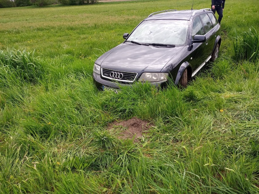 Pościg za audi w powiecie aleksandrowskim