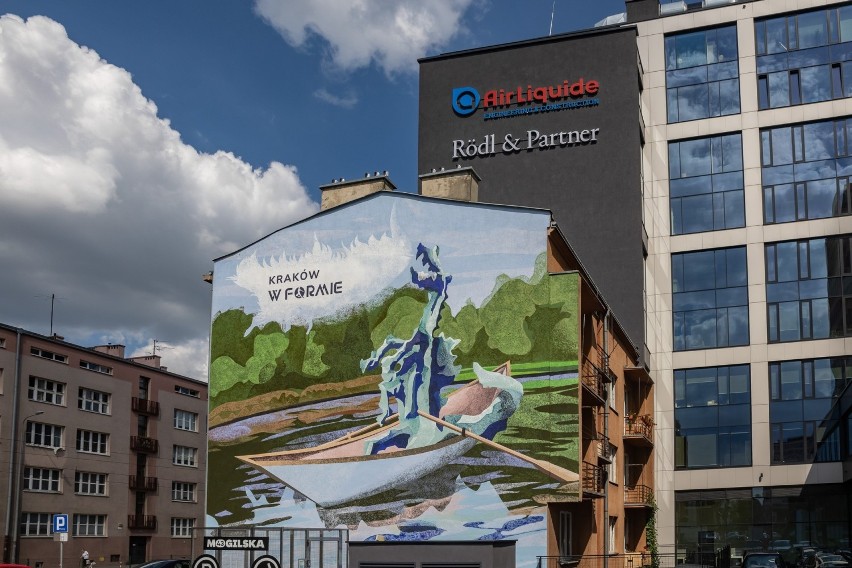 Kraków. Powstał nowy, wielki mural w mieście         