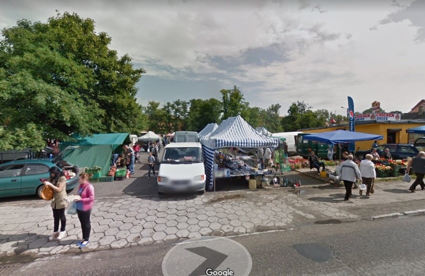Sławno w Google Street View