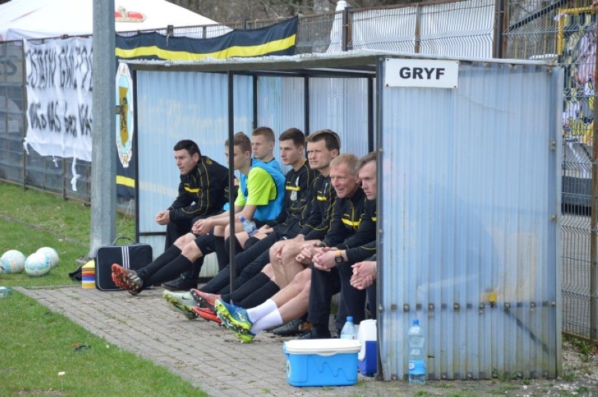 Gryf Wejherowo - Garbarnia Kraków 2:2. Przerwane pasmo zwycięstw żółto-czarnych [ZDJĘCIA]