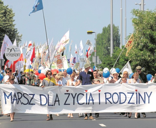 Marsz dla życia i rodziny odbywać się będzie w Koszalinie już po raz kolejny