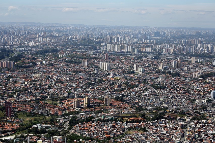 2. Sao Paulo w Ameryce Południowej. 

Miasto zamieszkiwane...