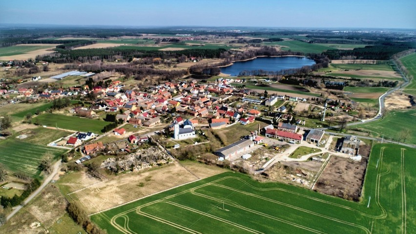 Powiat świebodziński z lotu ptaka