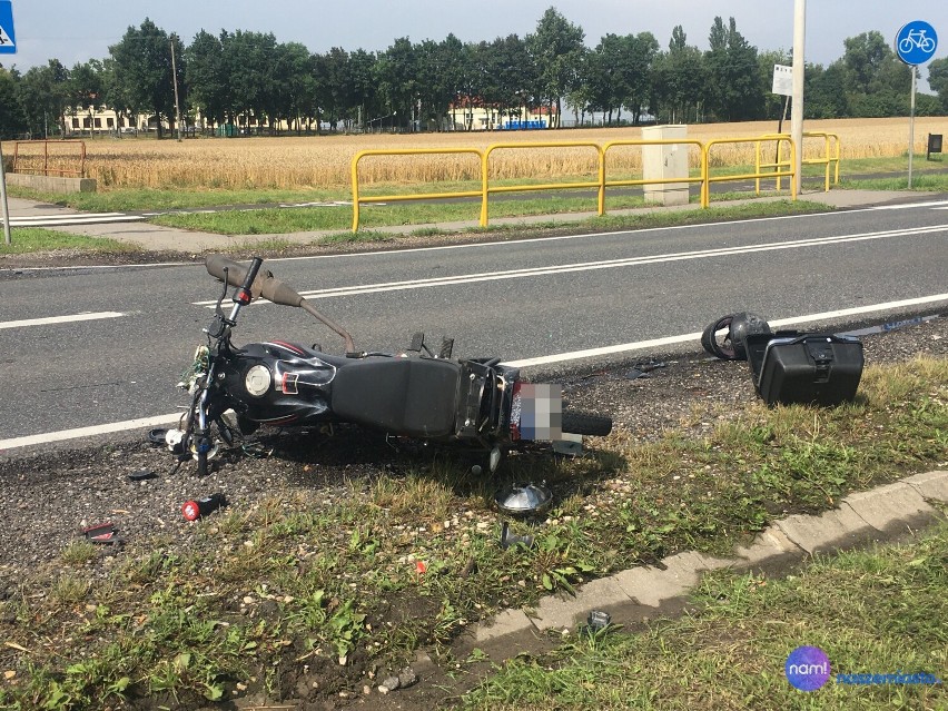 Wypadek na drodze Włocławek - Brześć Kujawski