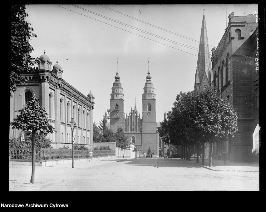 Głubczyce, lata 20. XX wieku. Kościół pw. Narodzenia NMP