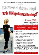 Nordic Walking w Barwach Narodowych czyli Kiszewski Marsz Flagi