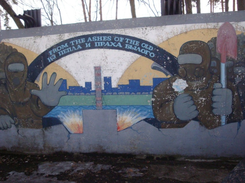 Pomnik ofiar Czarnobyla w Sławutyczu