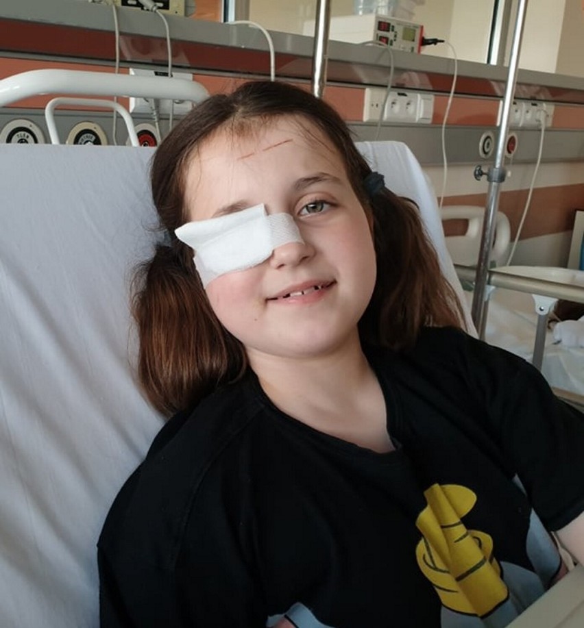 Tczew. U 10-letniej Ewy zdiagnozowano guz mózgu - niedawno pomagała chorym na raka, teraz sama potrzebuje pomocy