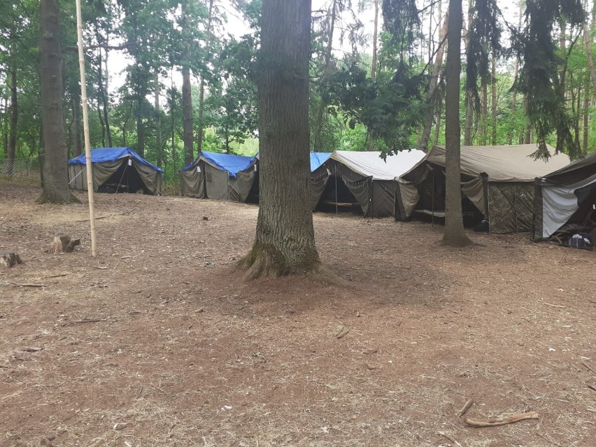 Policjanci z Wągrowca skontrolowali obóz harcerski. Co sprawdzali funkcjonariusze? 