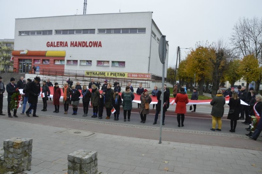 Narodowe Święto Niepodległości w Sztumie - uroczystości pod Głazem Pamięci