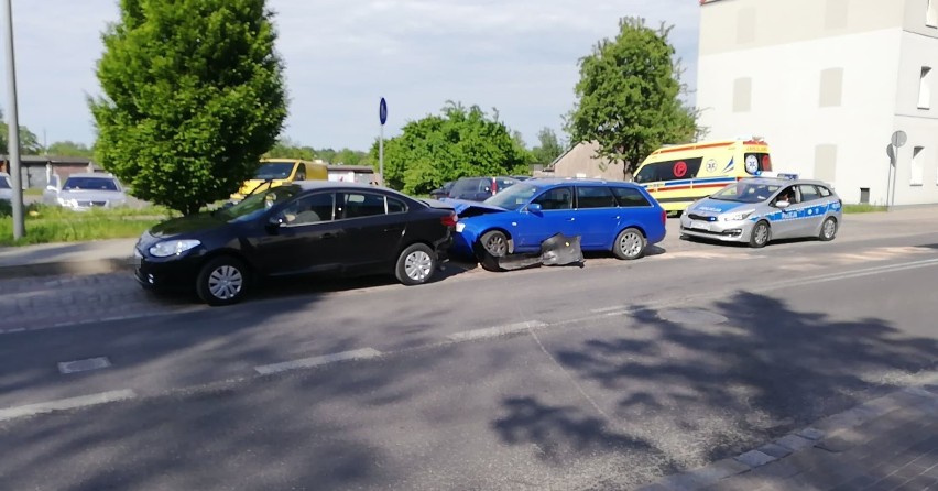 Kolizja drogowa na ulicy Poniatowskiego w Słupsku [ZDJĘCIA]