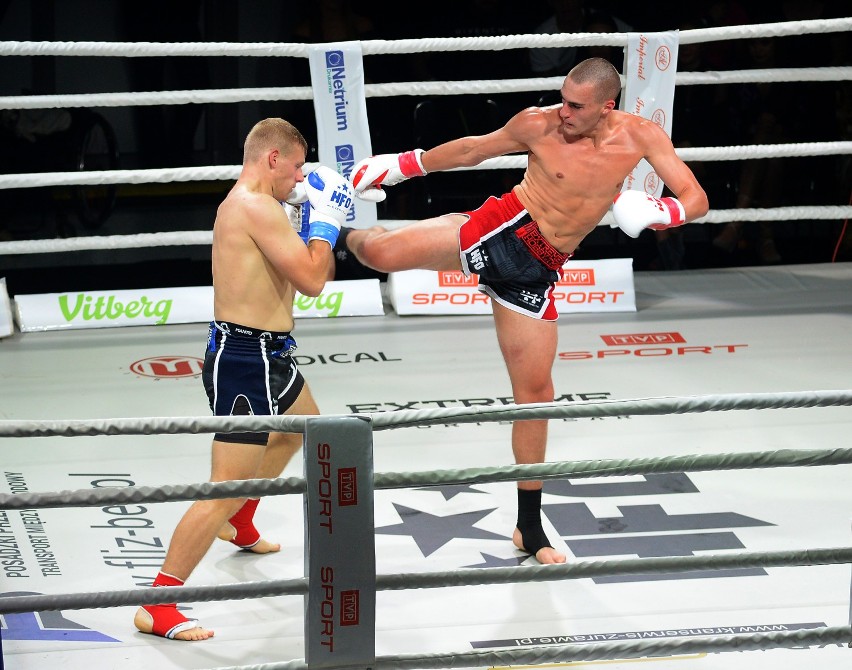 Zdjęcia zawodowej gali kickboxingu HFO Spartan Night w Jaśle...