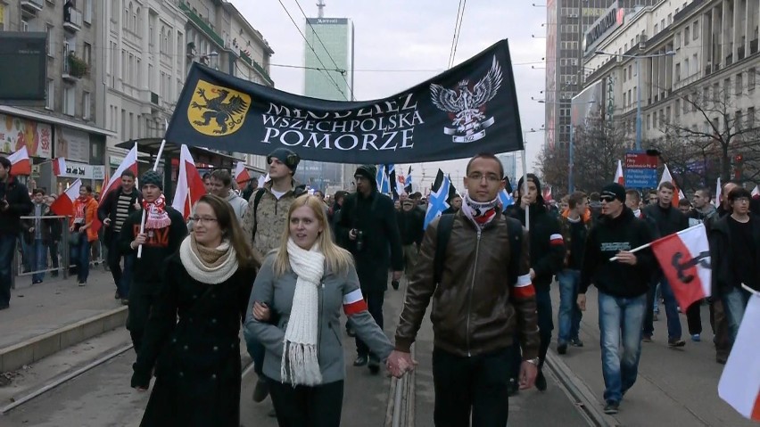 Kadr z filmu "Marsz"