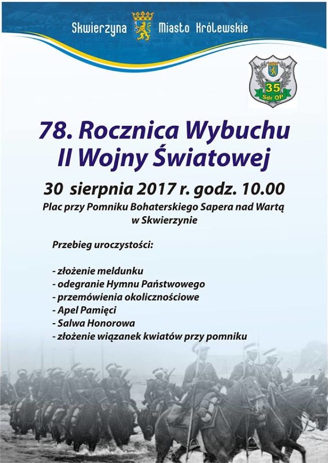 Władze zapraszają mieszkańców do udziału w uroczystościach.