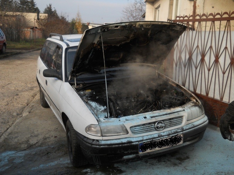 W ciągu jednej doby w Koninie zapaliły się dwa samochody