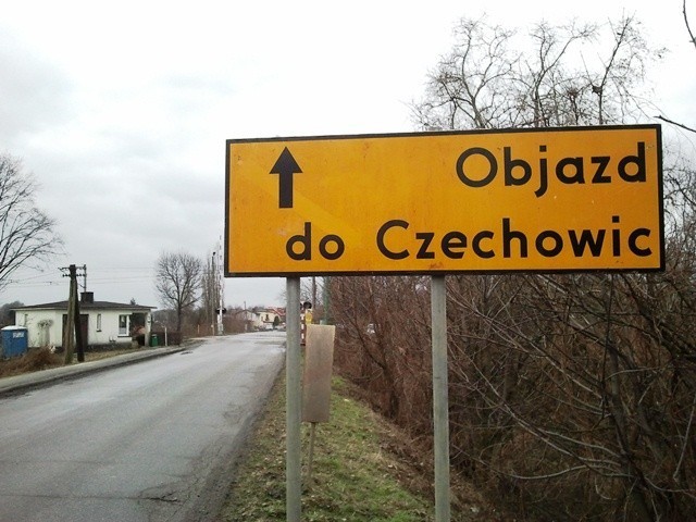 Droga w Czechowicach zablokowana [ZDJĘCIA]