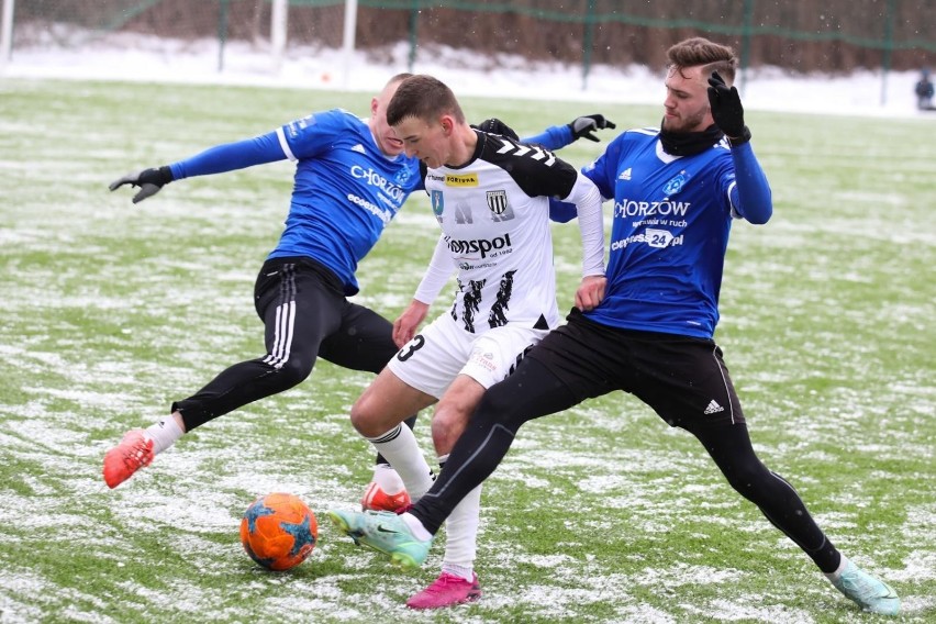 21.01.2022, Kraków, stadion Prądniczanki: sparing Sandecja...