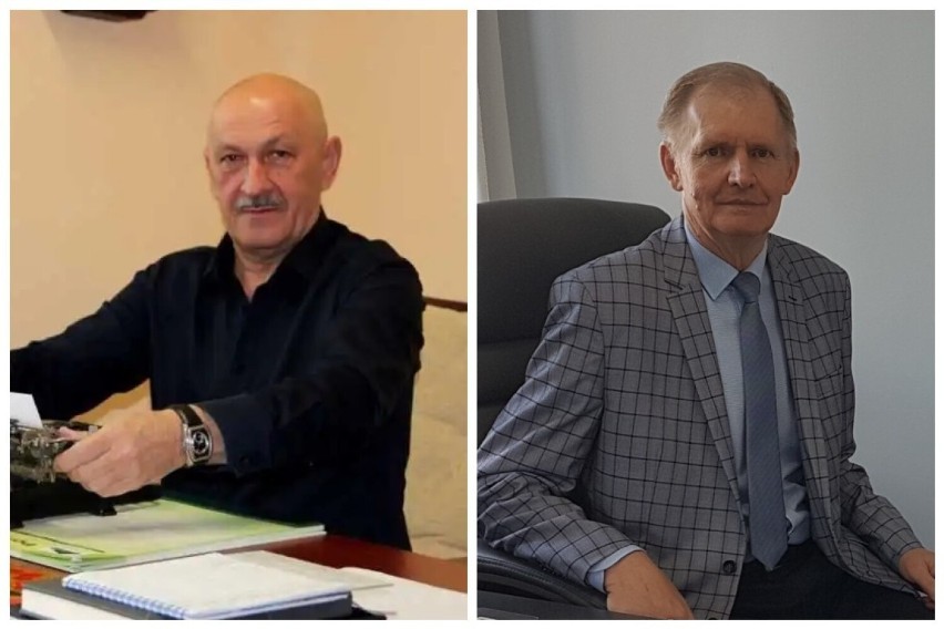 Nowy i dotychczasowy starosta zambrowski: Zbigniew Teofil...