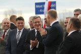 Most w Brzegu Dolnym otwarty przez prezydenta (ZDJĘCIA)