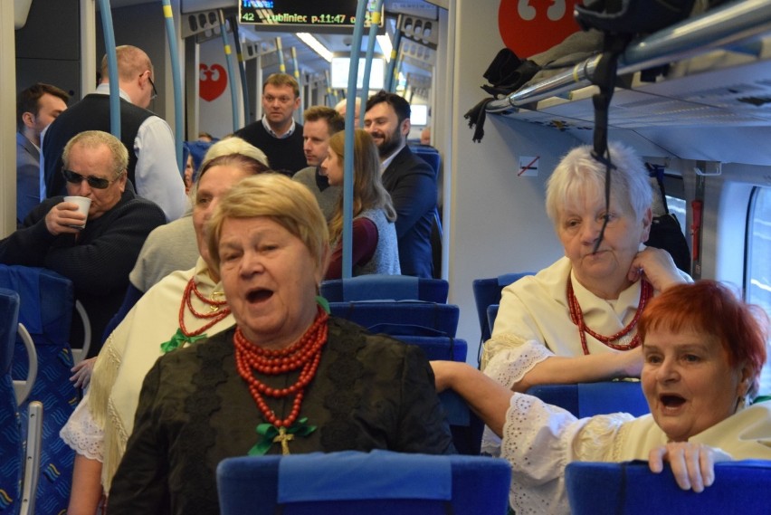 Złoty Pociąg dojechał z Katowic do Kluczborka. Codzienne połączenie rusza 15 grudnia ZDJĘCIA