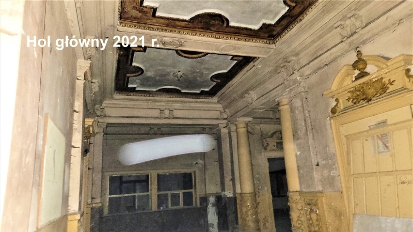 Tak wygląda pałac Piescha w Tomaszowie wewnątrz. Zabytek niszczeje od lat. Zobacz unikatowe zdjęcia!
