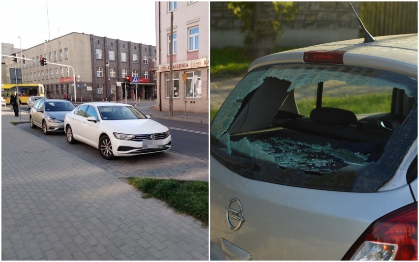 Wandale uszkodzili samochody w centrum Włocławka