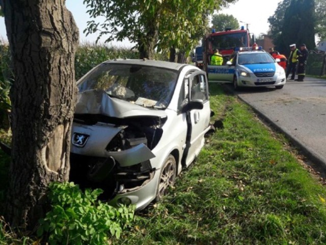 Wypadek w Czajkowie pod Kaliszem