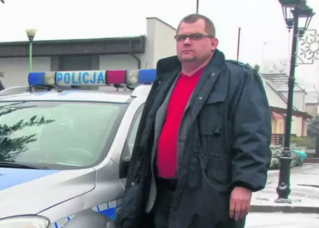 Marek Lewandowski, policjant w komisariacie w Skokach został odznaczony kryształową gwiazdą