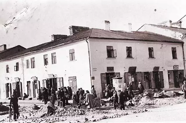 Końskie, getto, ul. Rynek 2. Fotografię udostępnił Mateusz Partyka