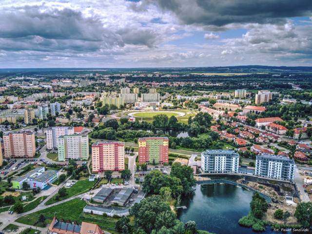 Zamość z lotu ptaka