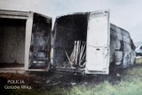 Ukradli ponad 200 paneli z farmy fotowoltaicznej w Witnicy. Spłoszeni podpalili auto, którym przyjechali