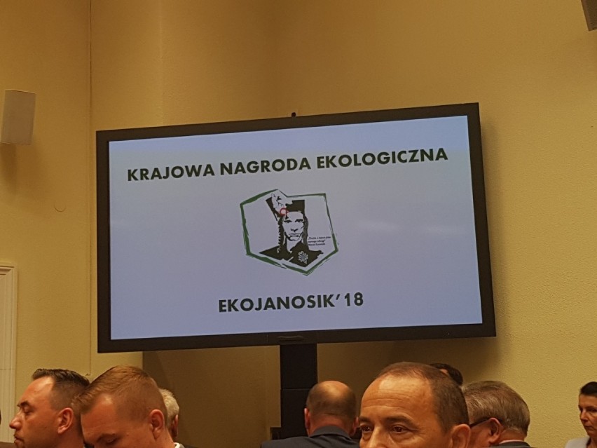 "EkoJanosik" dla Radomska, prezydent odebrał dyplom