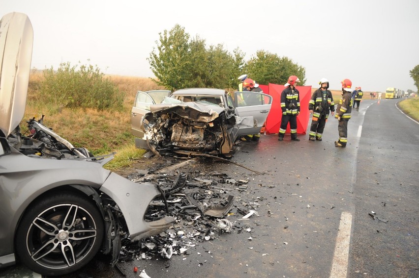 Tragiczny wypadek pod Osieczną. Nie żyje dziecko. Czworo rannych