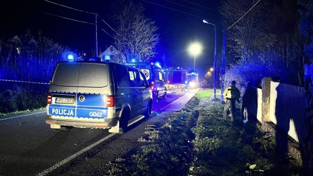Wypadek w Cianowicach, potrącona piesza nie przeżyła