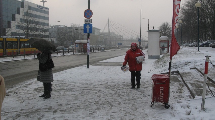 Zima zawitała do Warszawy. Sprawdź warunki na stołecznych drogach (ZDJĘCIA,WIDEO)